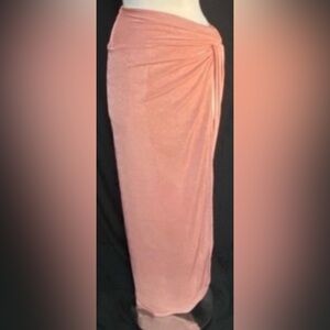 Elegant Pink Maxi Skirt